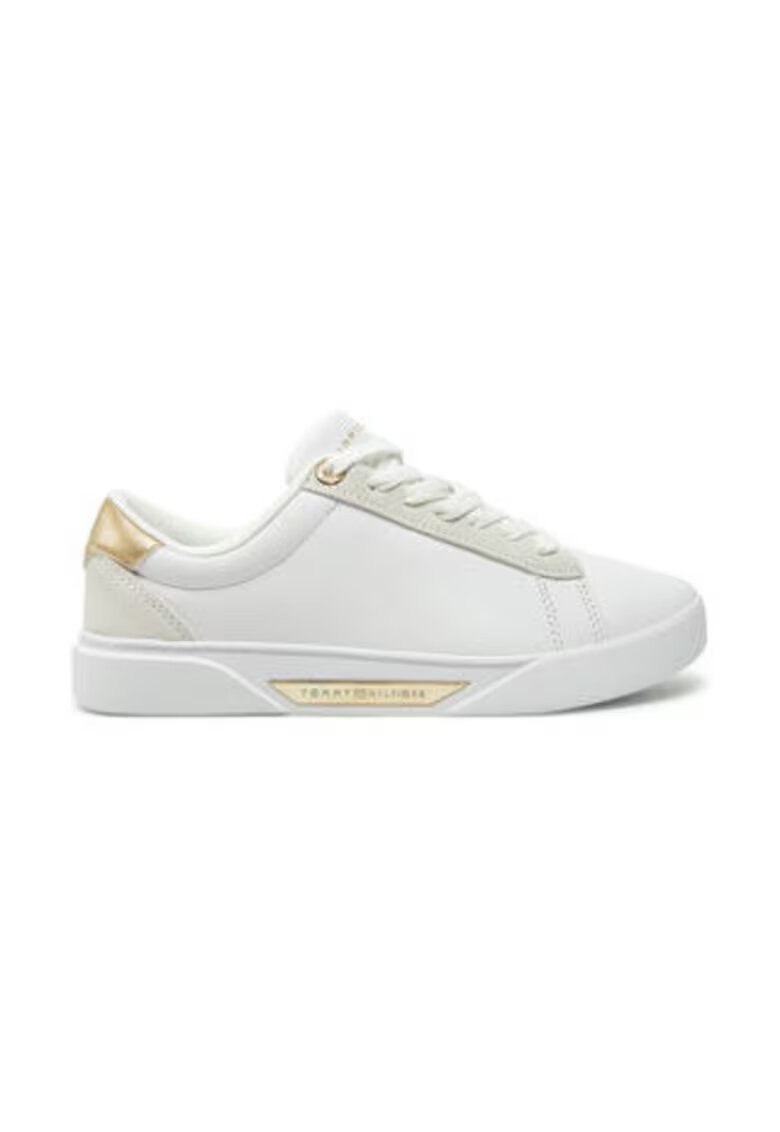 Tommy Hilfiger Tenisi dama - piele naturala - alb -
