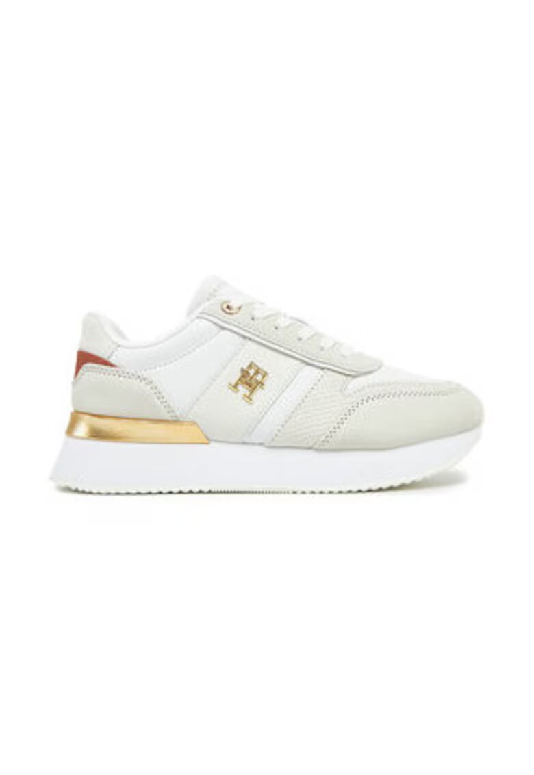Tommy Hilfiger Tenisi dama - piele naturala - alb -