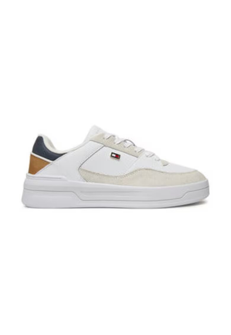 Tommy Hilfiger Tenisi dama - piele naturala - alb -