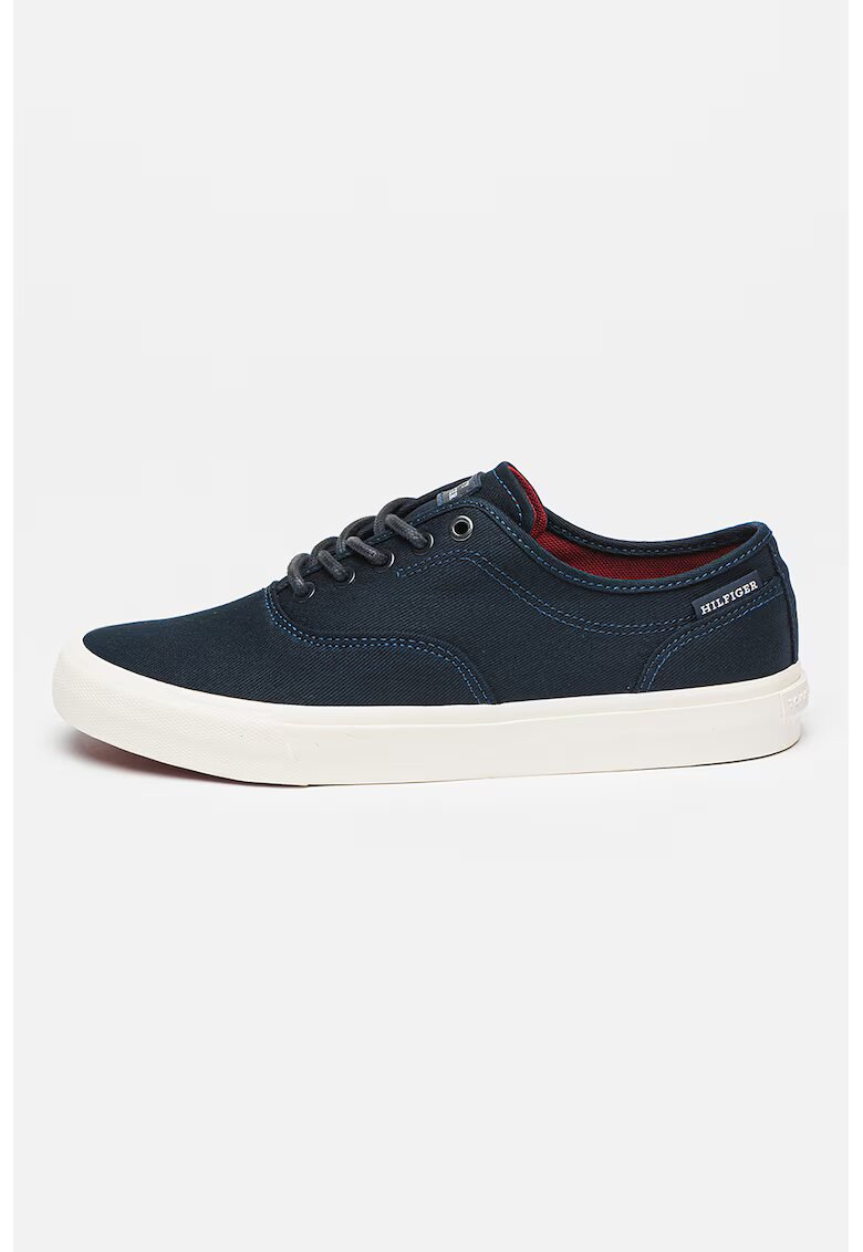 Tommy Hilfiger Tenisi din panza Oxford - Bleumarin