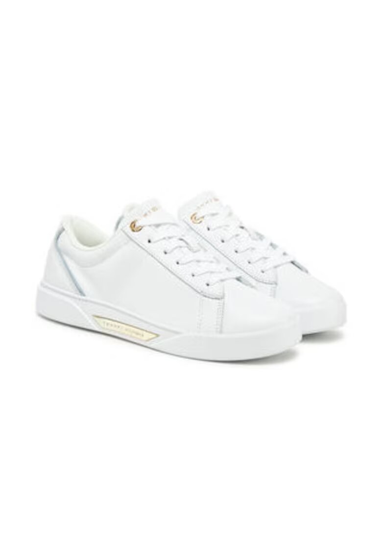 Tommy Hilfiger Tenisi din piele naturala - alb - Alb