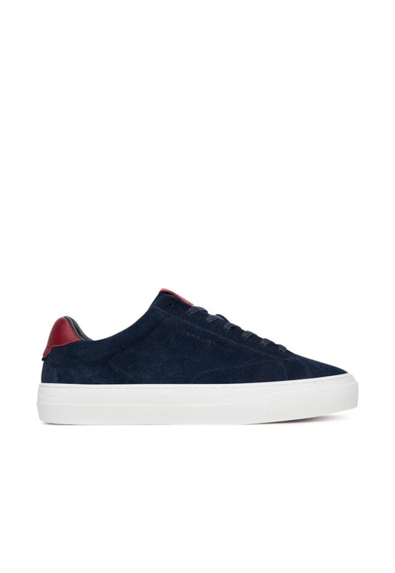 Tommy Hilfiger Tenisi piele naturala - bleumarin - Bleumarin
