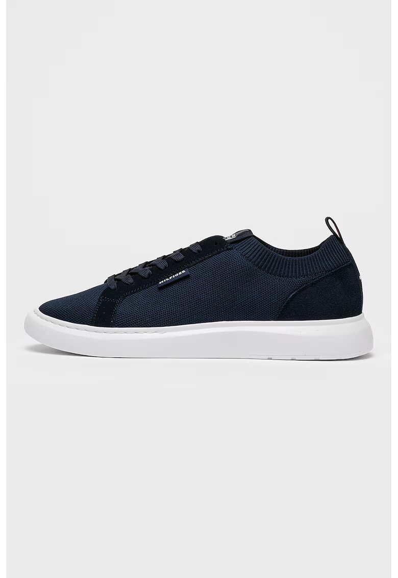 Tommy Hilfiger Tenisi slip-on tricotati - Albastru ultramarin