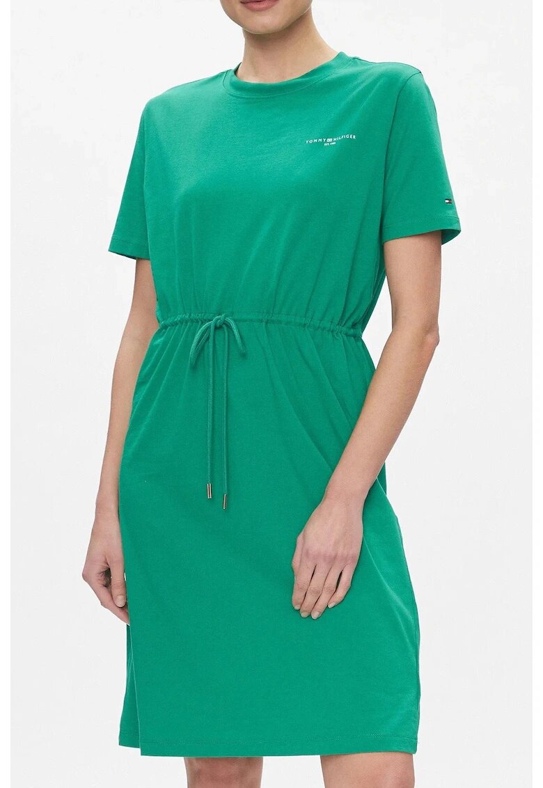 Tommy Hilfiger Tommy Hifiger - Rochie-tricou cu snur in talie 1985