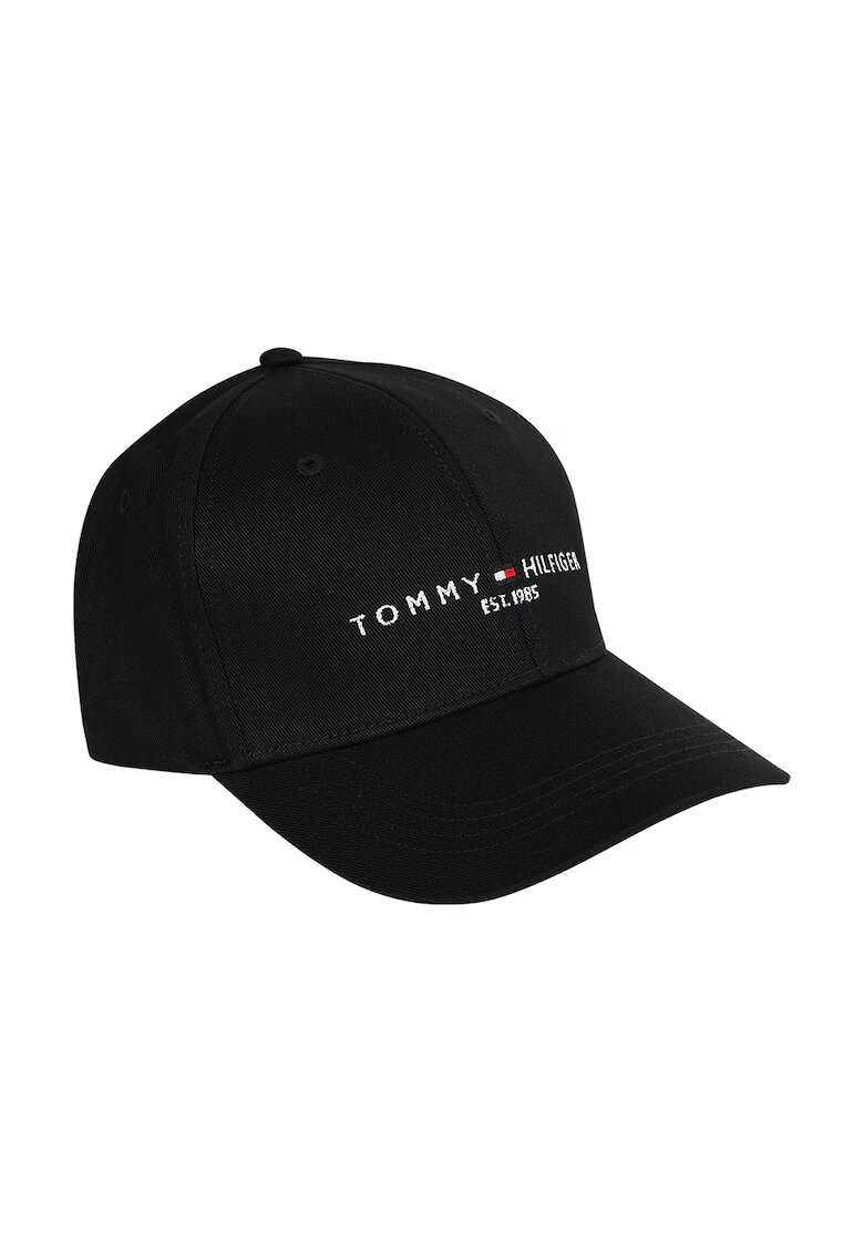 Tommy Hilfiger Tommy Jeans - Sapca ajustabila de bumbac organic Established - Negru