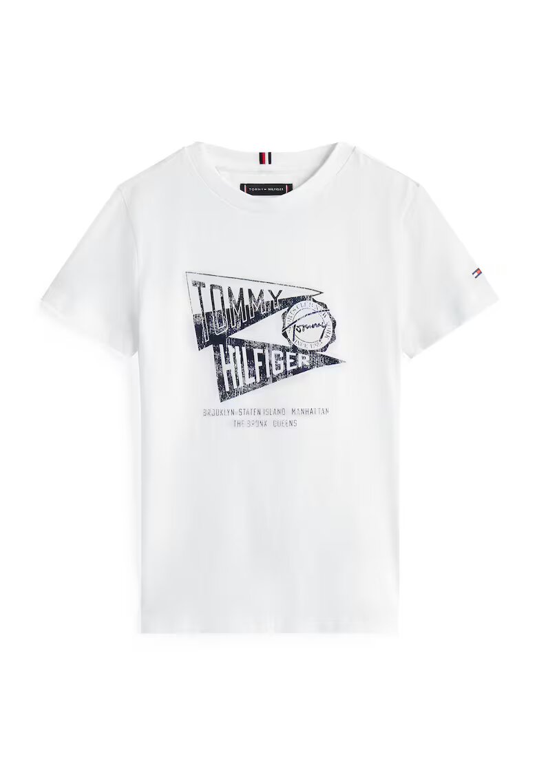 Tommy Hilfiger Tricou Baiat - Alb - 100% bumbac - 14 ani