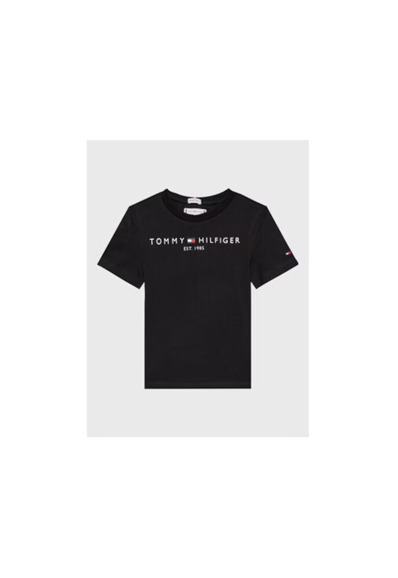 Tommy Hilfiger Tricou Baieti - Negru - 100% bumbac organic - 4Y