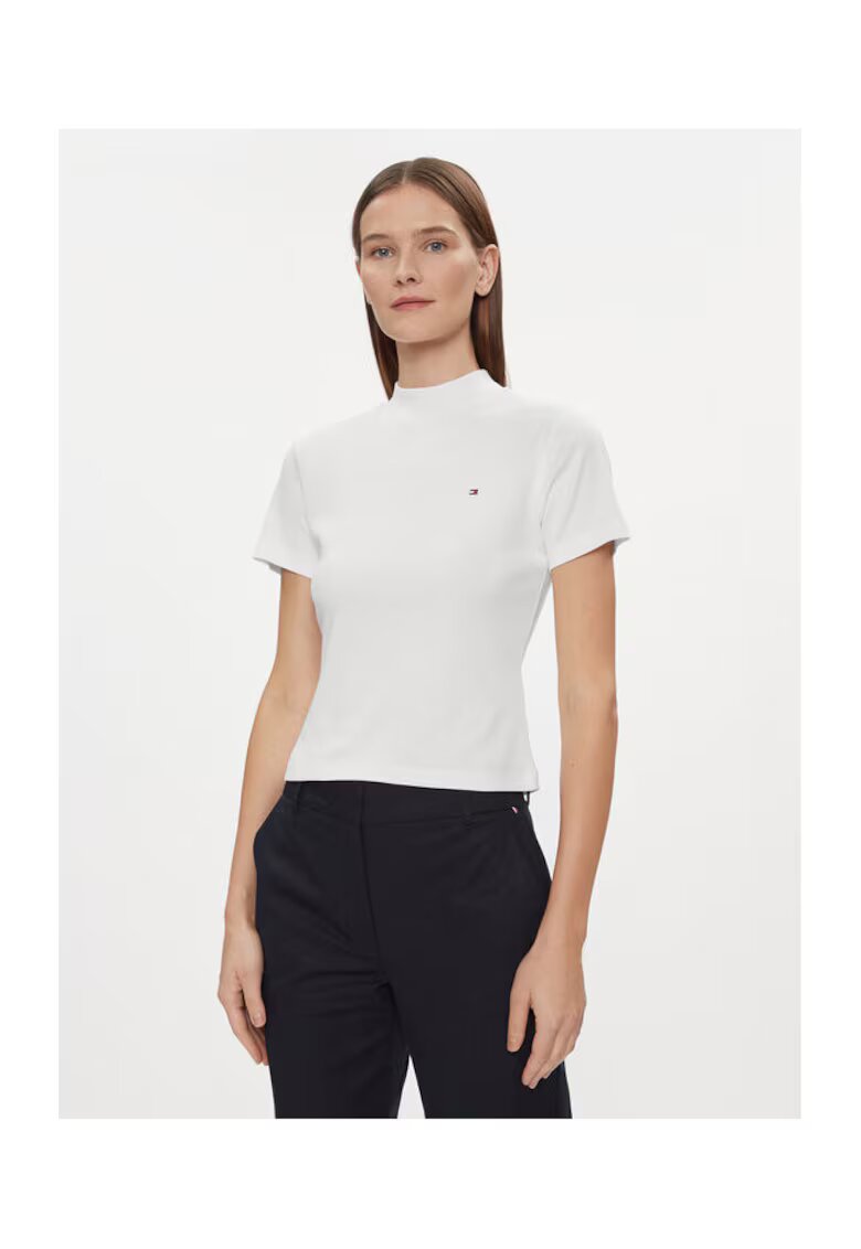 Tommy Hilfiger Tricou Dama - Alb - 100% bumbac - Alb