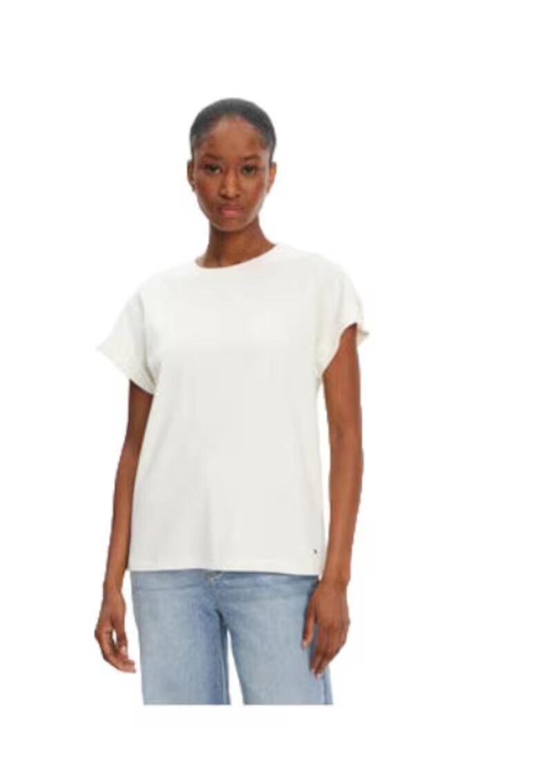 Tommy Hilfiger Tricou dama - bumbac/elastan - alb -