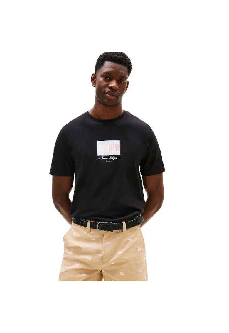 Tommy Hilfiger Tricou ITHACA FLAG TEE-MW0MW39349-BDS