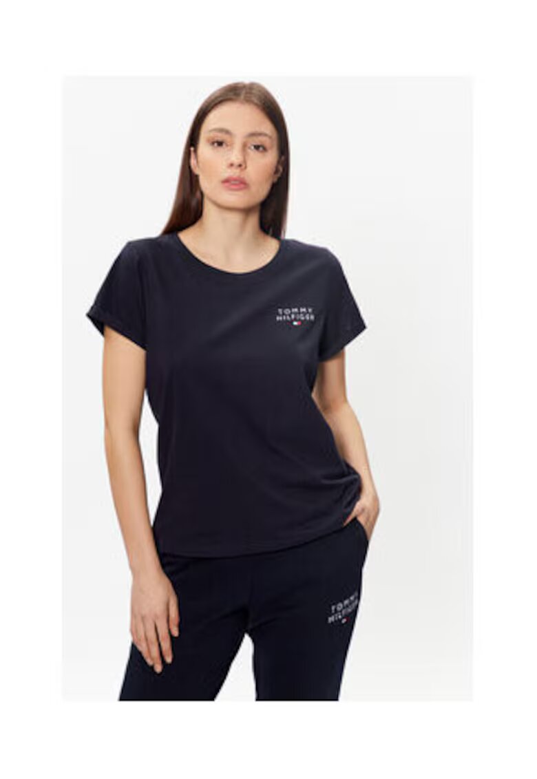 Tommy Hilfiger Tricou pentru femei - bleumarin - 100% bumbac -
