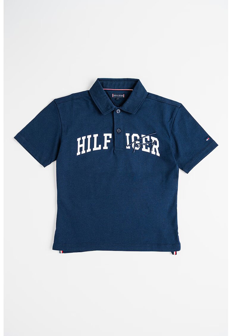 Tommy Hilfiger Tricou polo cu logo - Bleumarin