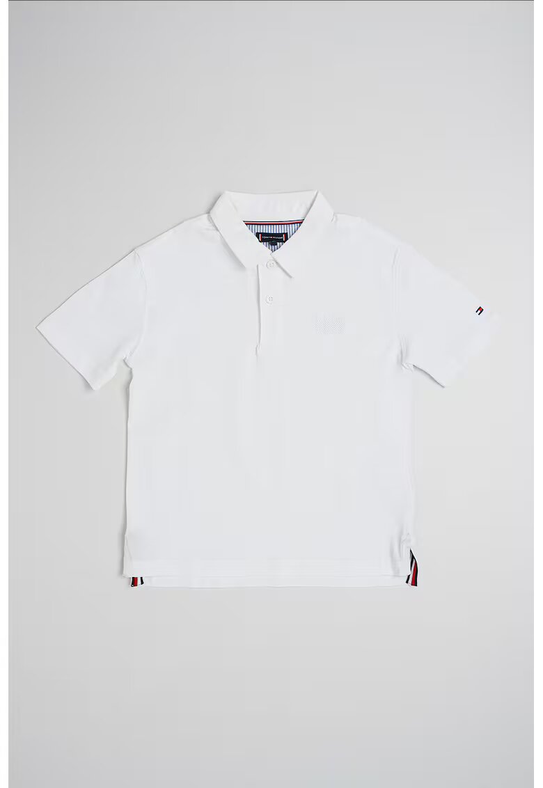 Tommy Hilfiger Tricou polo de bumbac - Alb optic