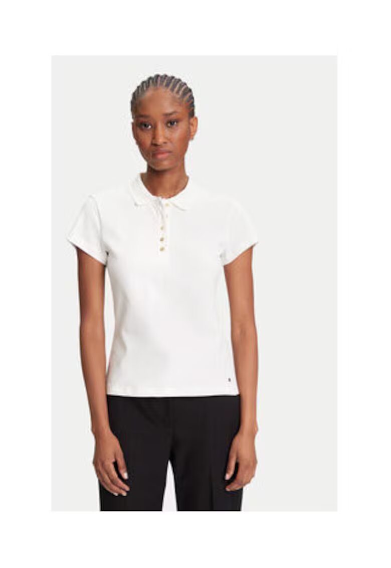 Tommy Hilfiger Tricou Polo Ecru - 96% bumbac - 4% elastan - Ecru