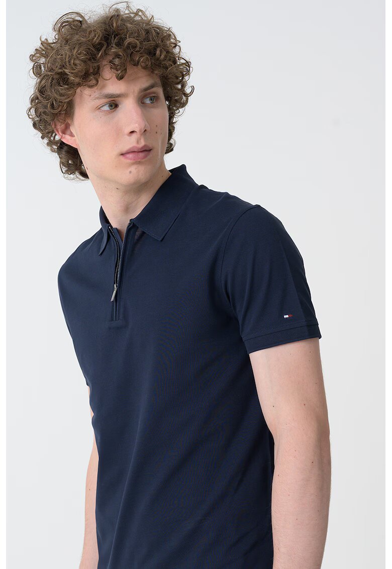 Tommy Hilfiger Tricou polo regular fit - Bleumarin