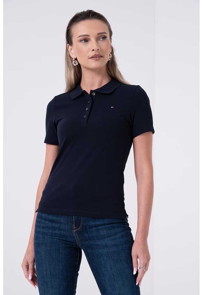 Tommy Hilfiger Tricou polo slim fit - Albastru ultramarin