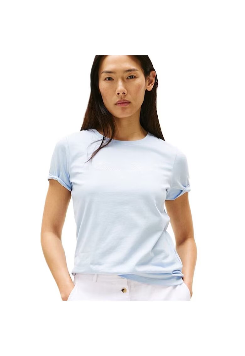 Tommy Hilfiger Tricou SCRIPT REG C-NK SS T-SHIRT-WW0WW45746-C1O