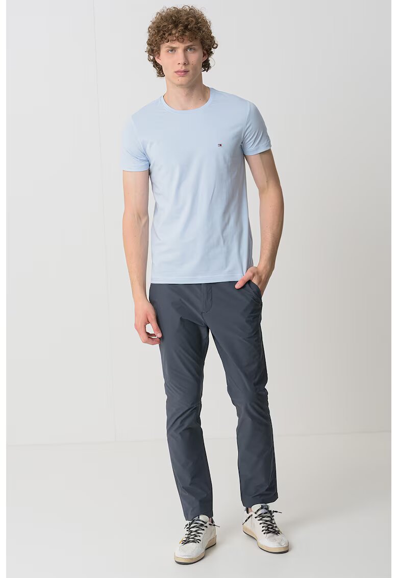 Tommy Hilfiger Tricou slim fit cu decolteu la baza gatului