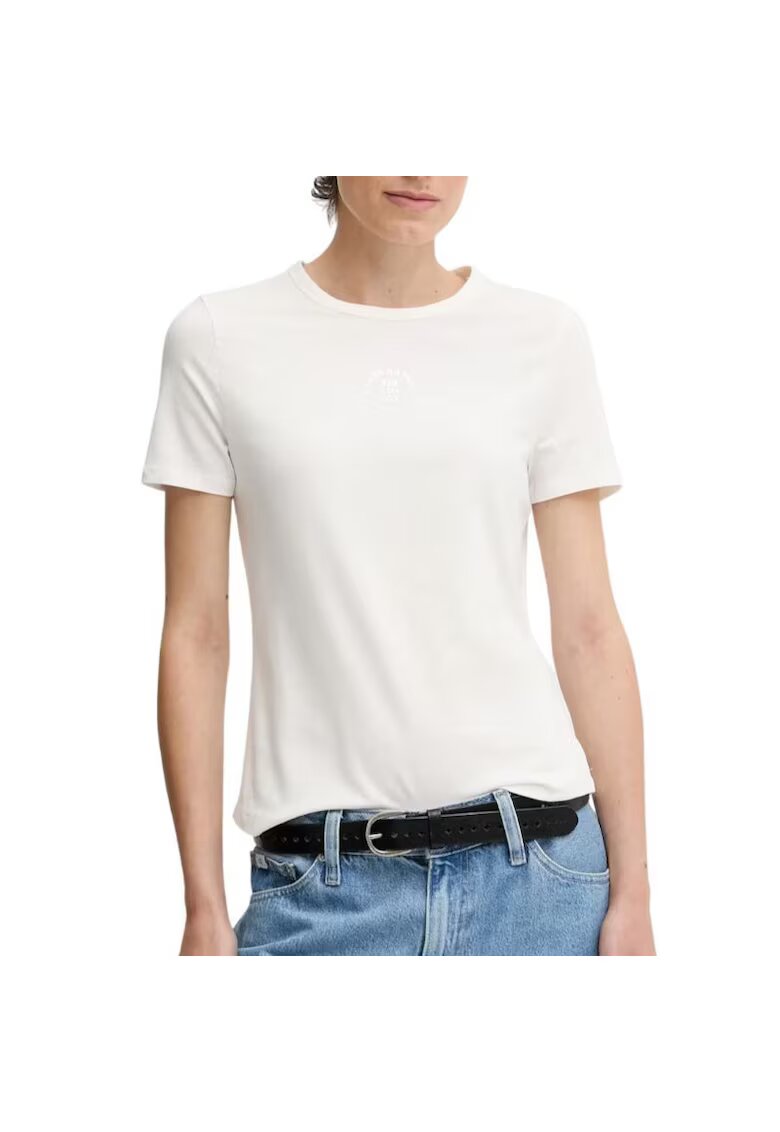 Tommy Hilfiger Tricou STAMP LOGO SLIM C-NK SS TEE-WW0WW45809-YBL