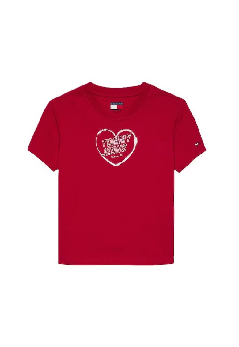 Tommy Hilfiger Tricou TJW SLIM SH HEART TEE-DW0DW21390-XLE