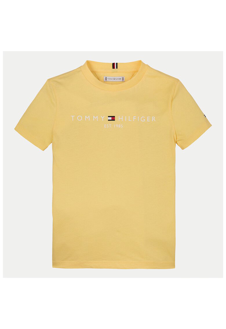 Tommy Hilfiger Tricou Unisex Copii - Galben - 100% bumbac - 14 ani