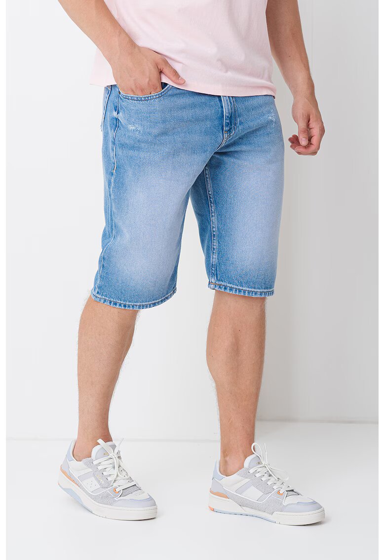 Tommy Jeans Bermude de denim Ryan - Albastru deschis