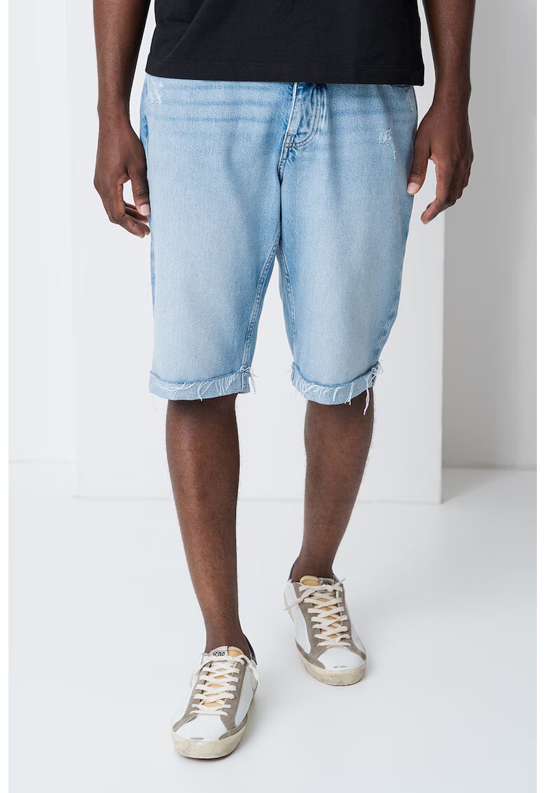 Tommy Jeans Bermude din denim Ryan - Albastru deschis