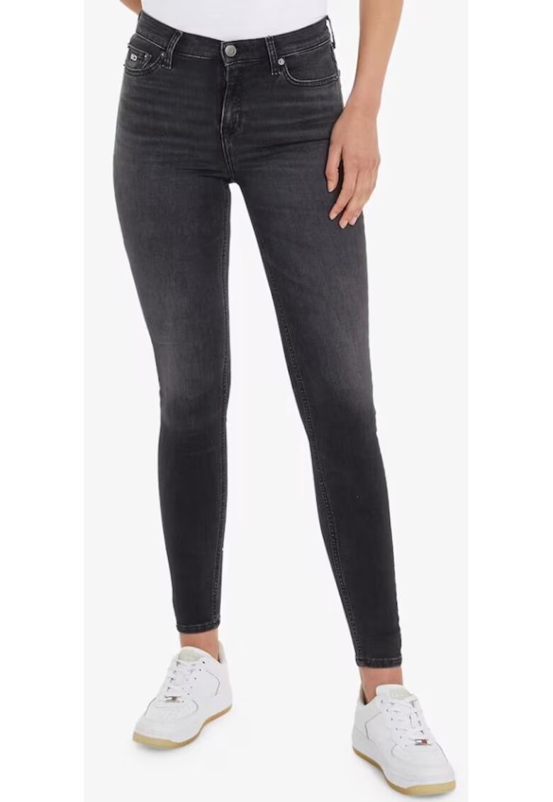 Tommy Jeans Blugi dama - Bumbac - Gri inchis - - Gri grafit