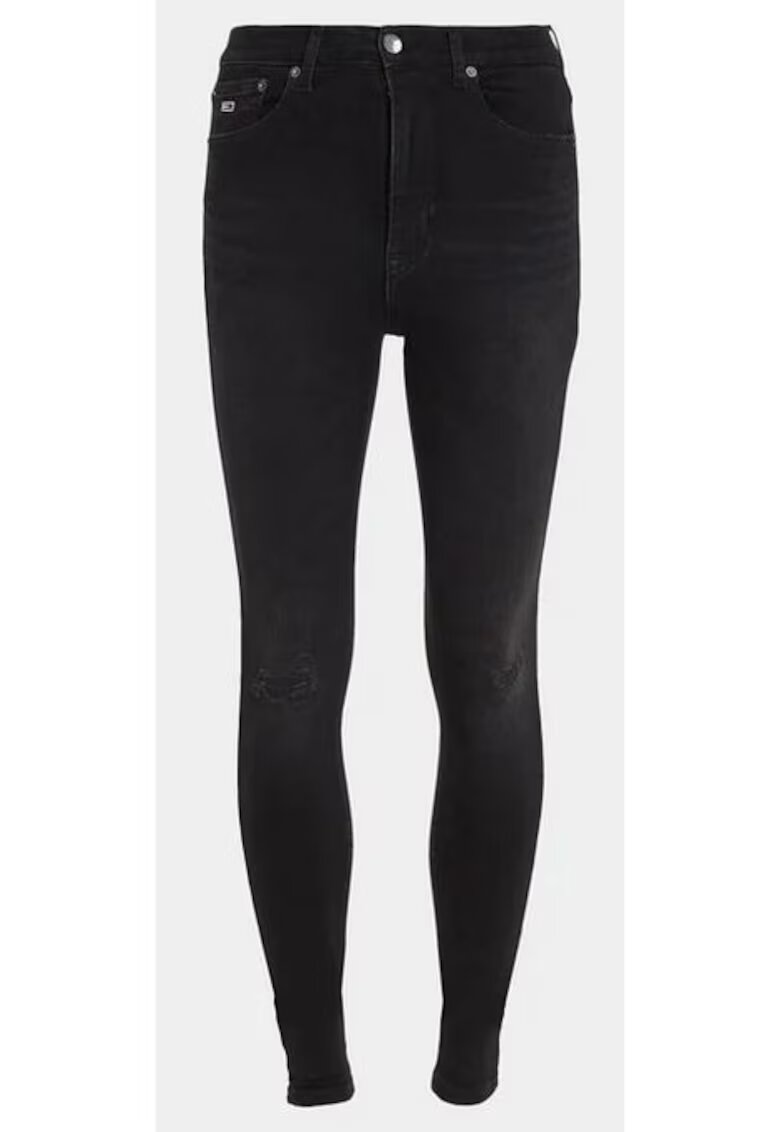 Tommy Jeans Blugi pentru femei Super Skinny Fit - Bumbac - Negru - Negru