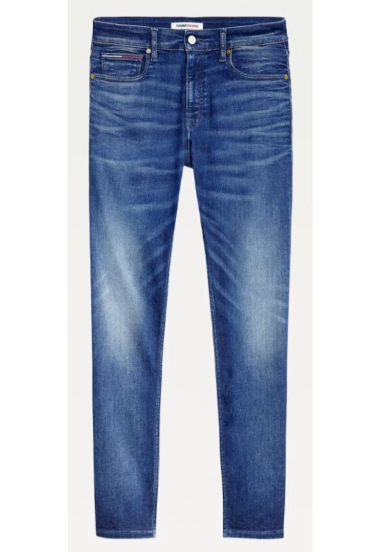 Tommy Jeans Blugi slim fit clasici - Bleumarin