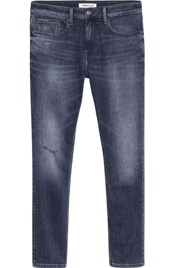 Tommy Jeans Blugi slim fit cu buzunare - Bleumarin