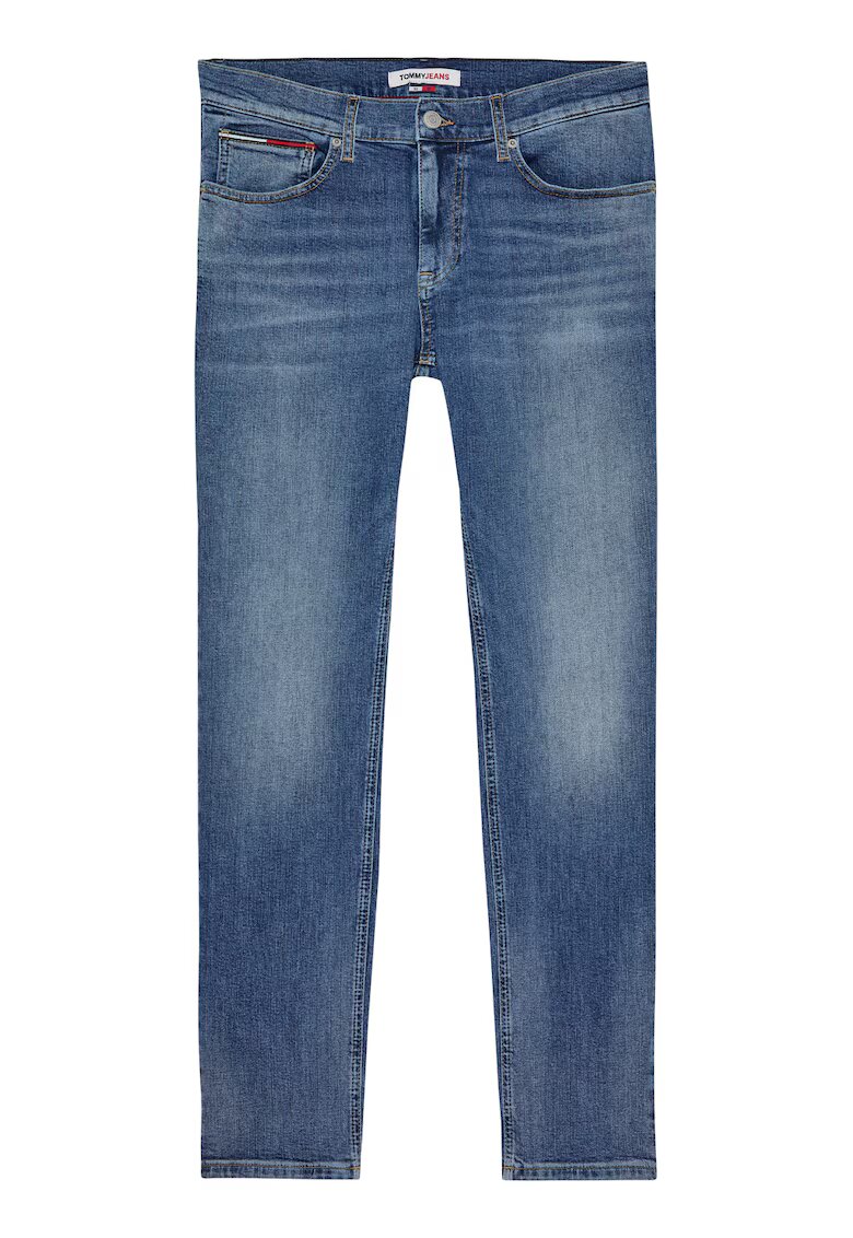 Tommy Jeans Blugi slim fit cu talie medie - Albastru inchis