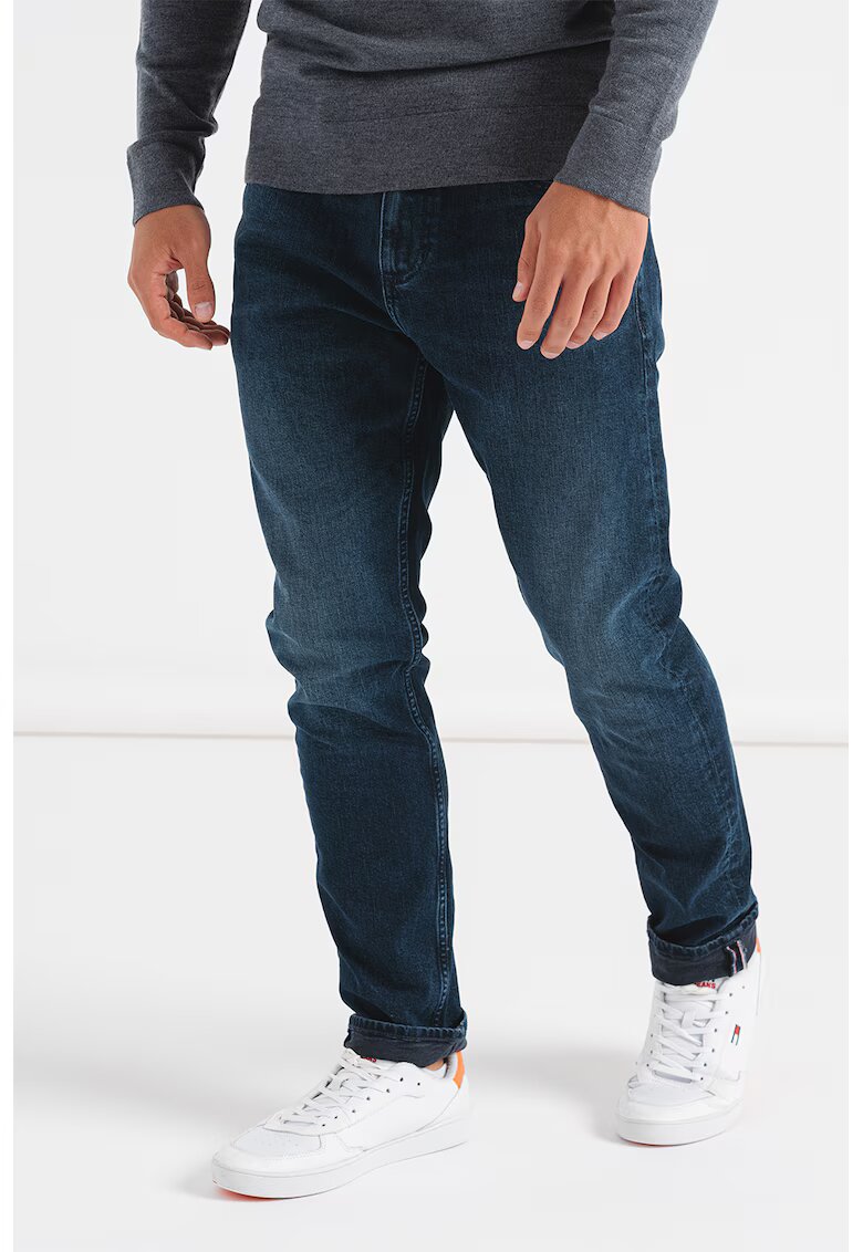 Tommy Jeans Blugi slim fit Scanton - Bleumarin