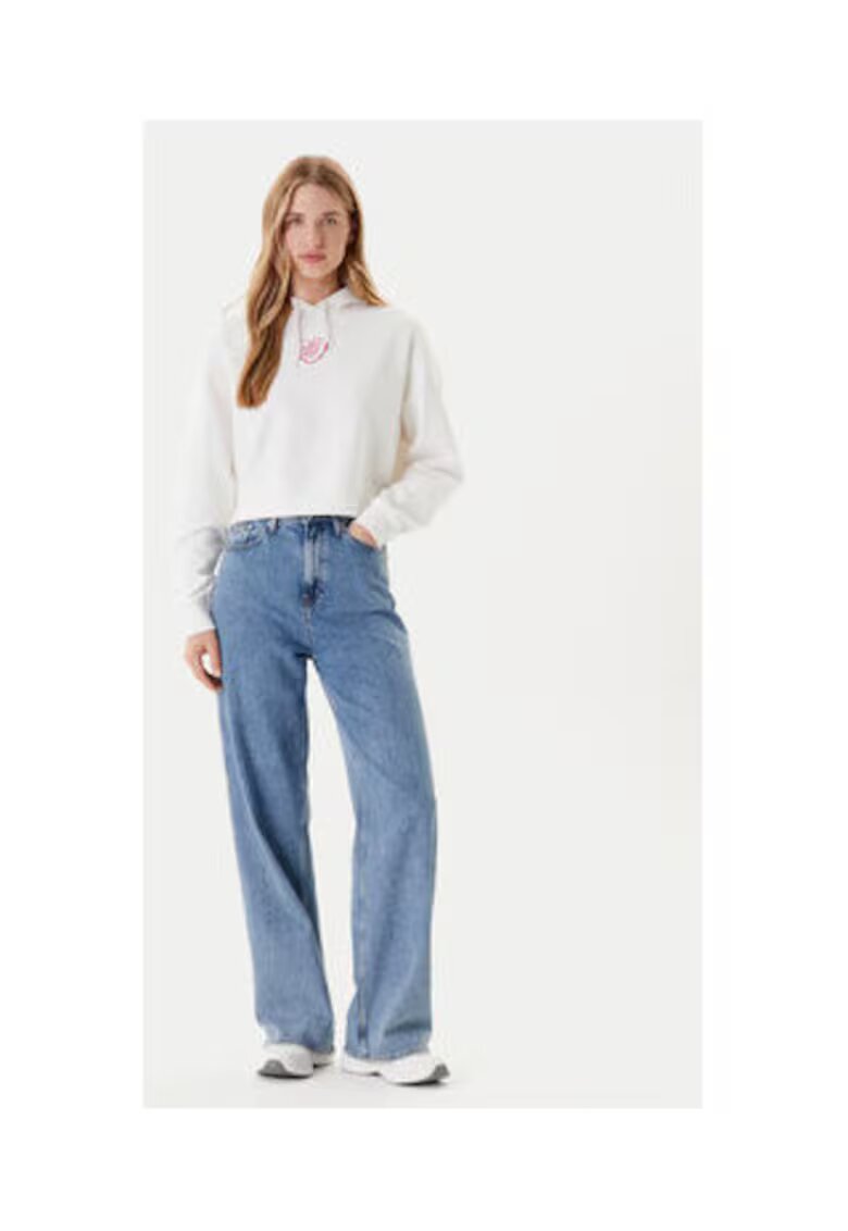 Tommy Jeans Bluza Dama - bumbac - alb -
