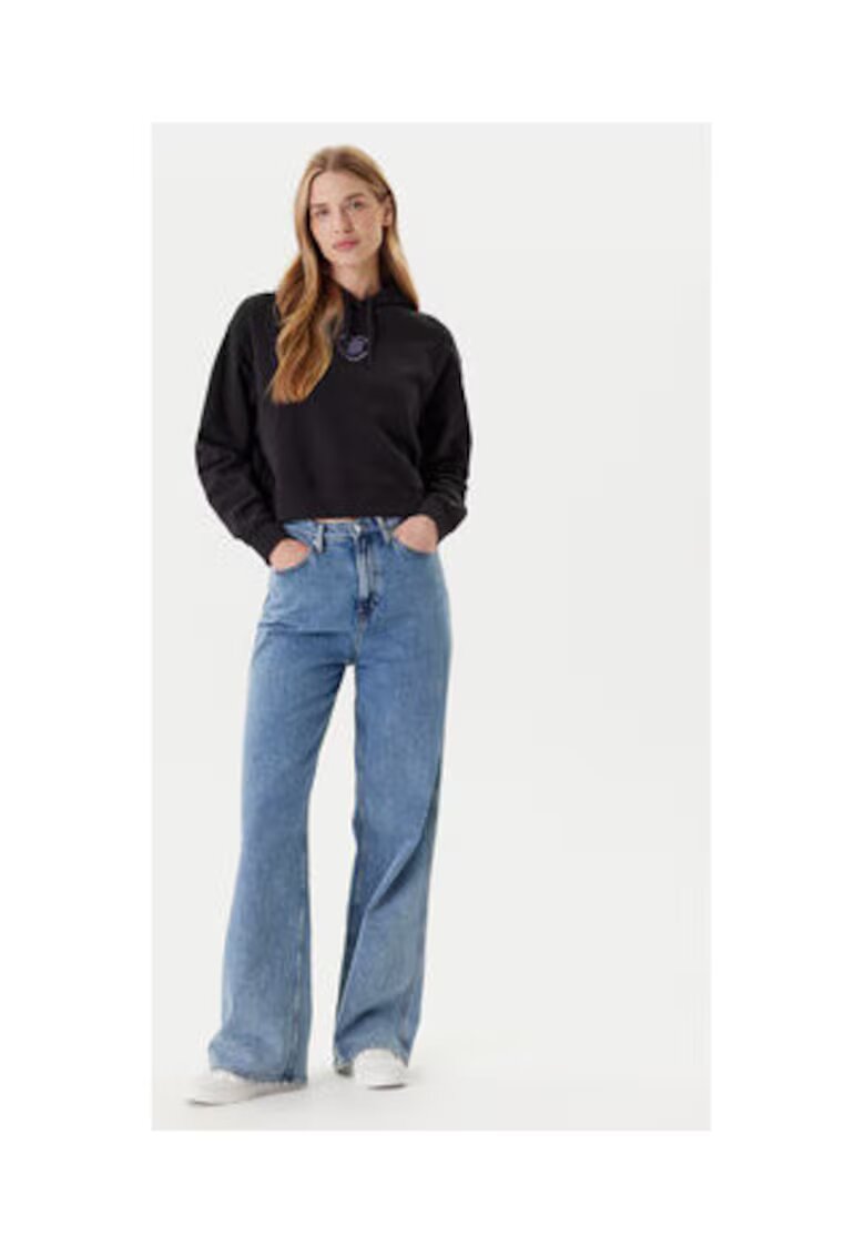 Tommy Jeans Bluza Dama - bumbac - negru - Negru