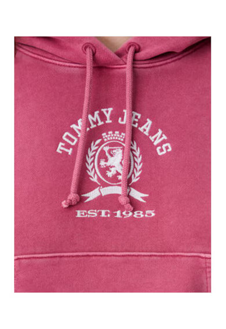 Tommy Jeans Bluza Dama - bumbac - roz -