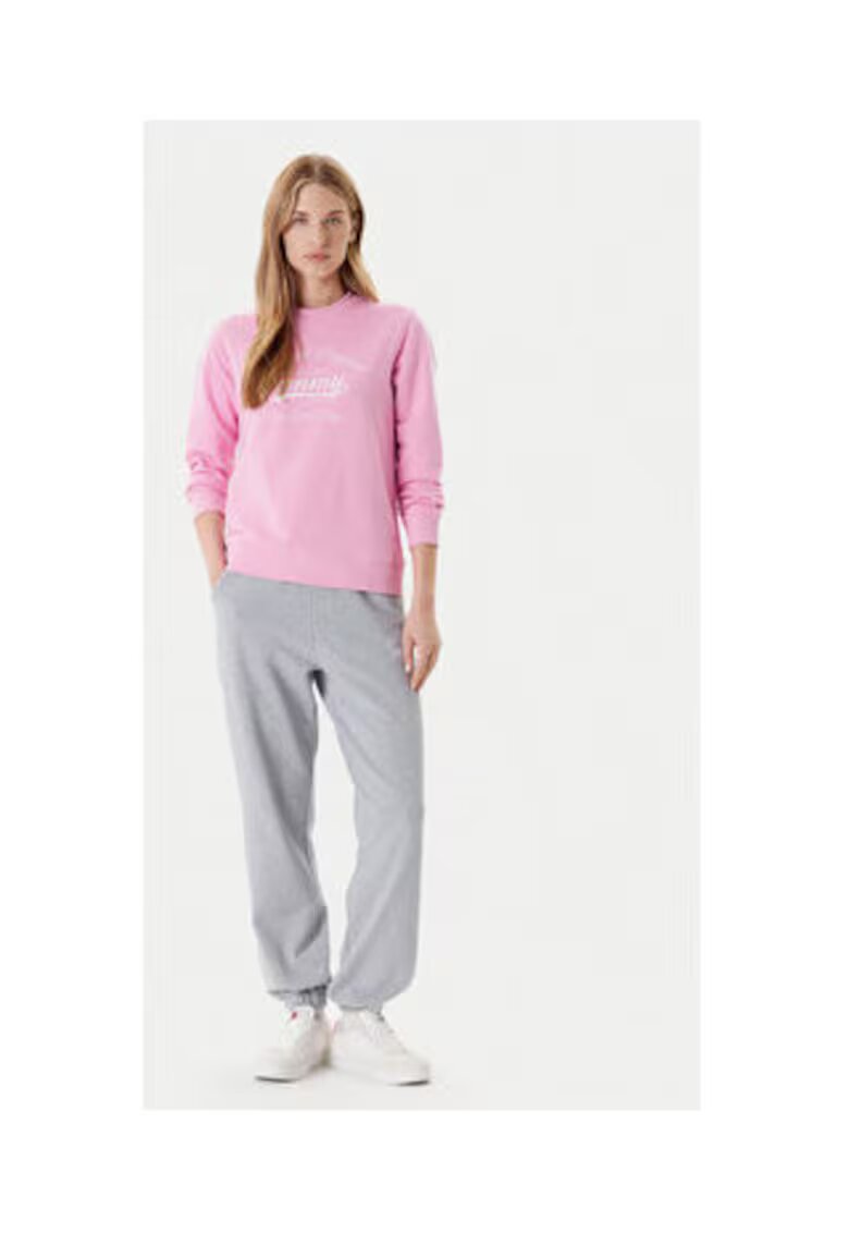 Tommy Jeans Bluza Dama - bumbac - roz -