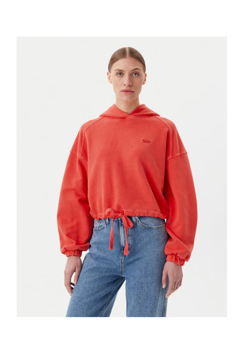 Tommy Jeans Bluza dama - Portocaliu - 100% bumbac