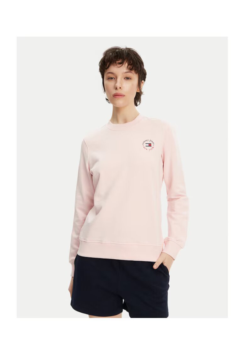 Tommy Jeans Bluza Femei - Roz - 100% bumbac -