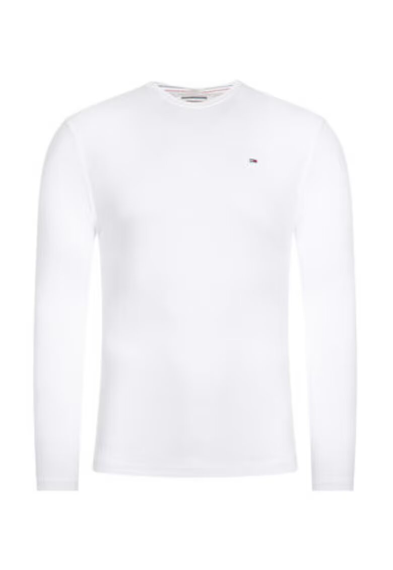Tommy Jeans Bluza pentru barbati - bumbac - alb -