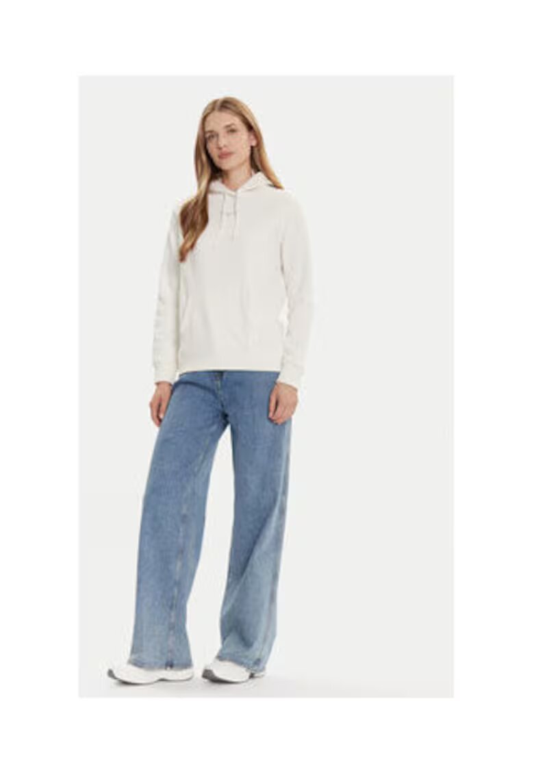 Tommy Jeans dama bumbac - alb - Alb