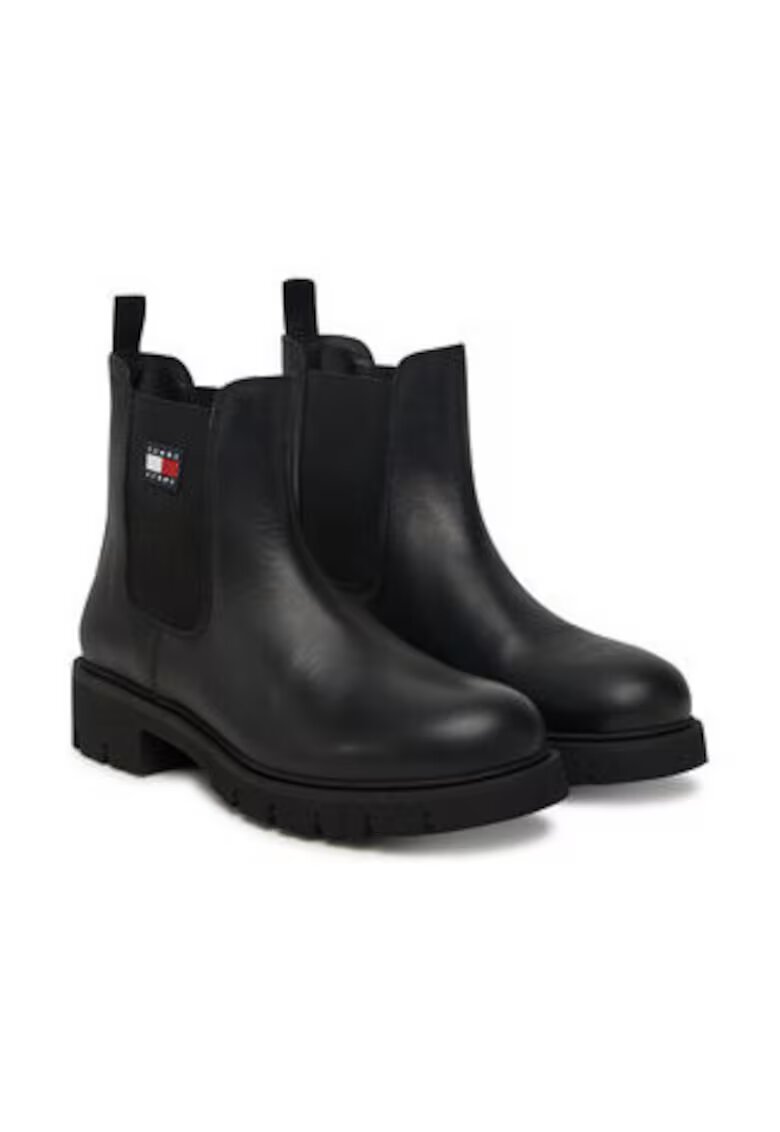 Tommy Jeans dama - negru - piele naturala - Negru