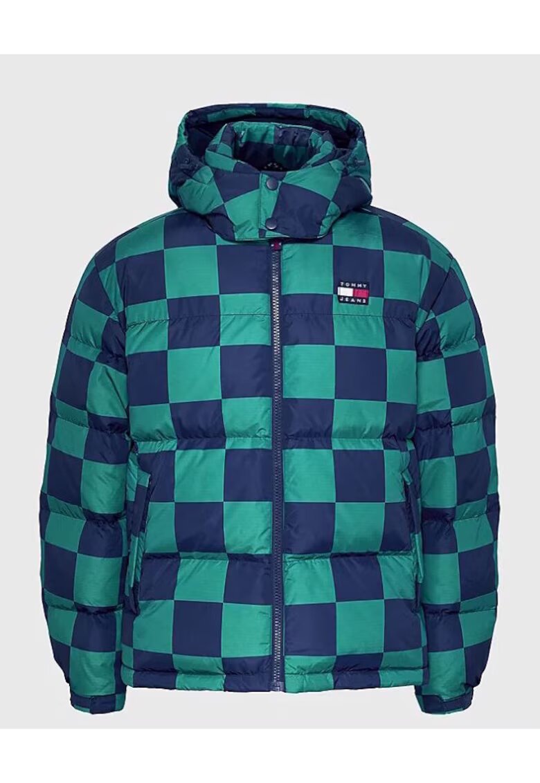 Tommy Jeans Geaca barbati - Poliester - Verde