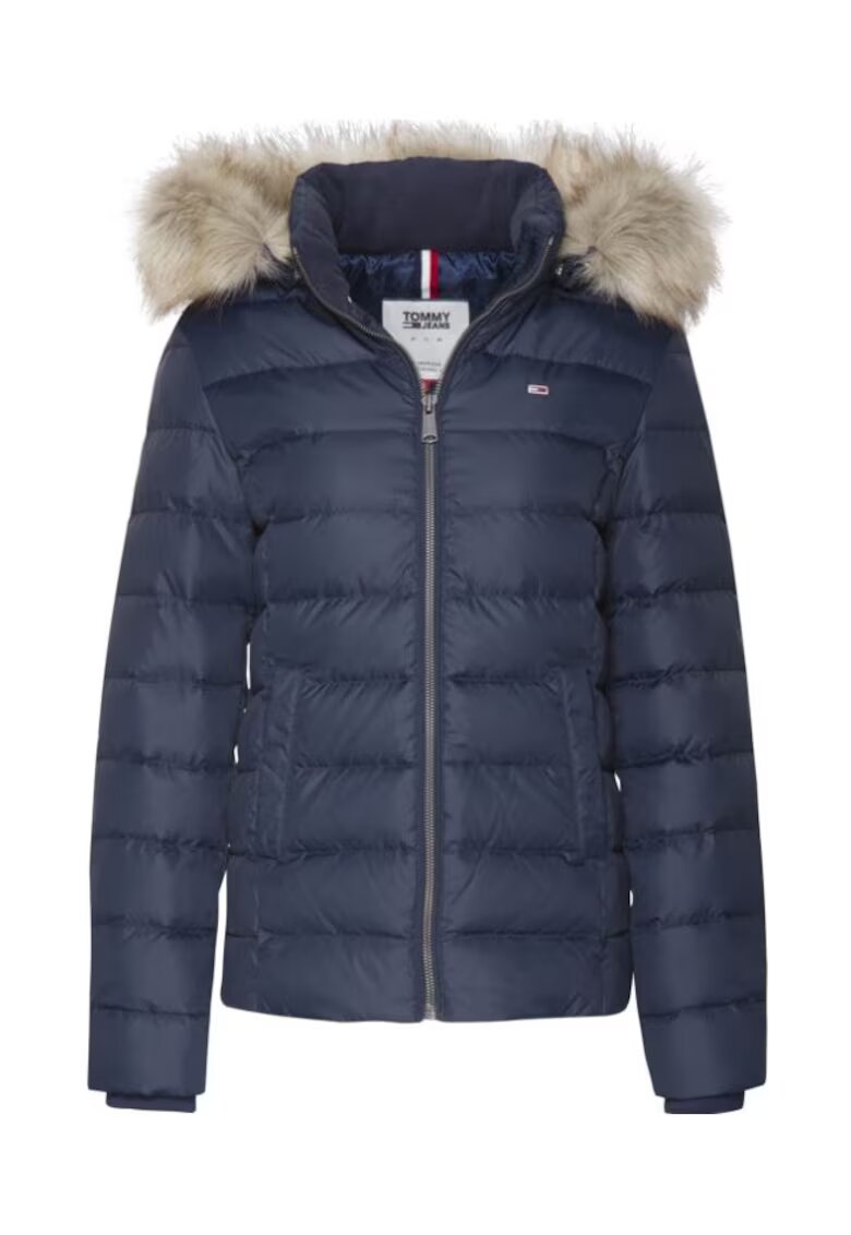 Tommy Jeans Geaca cu gluga si fermoar -
