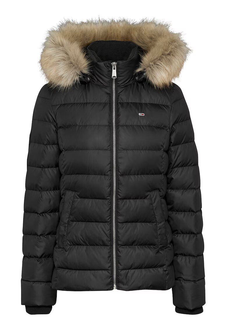 Tommy Jeans Geaca cu umplutura de puf si gluga