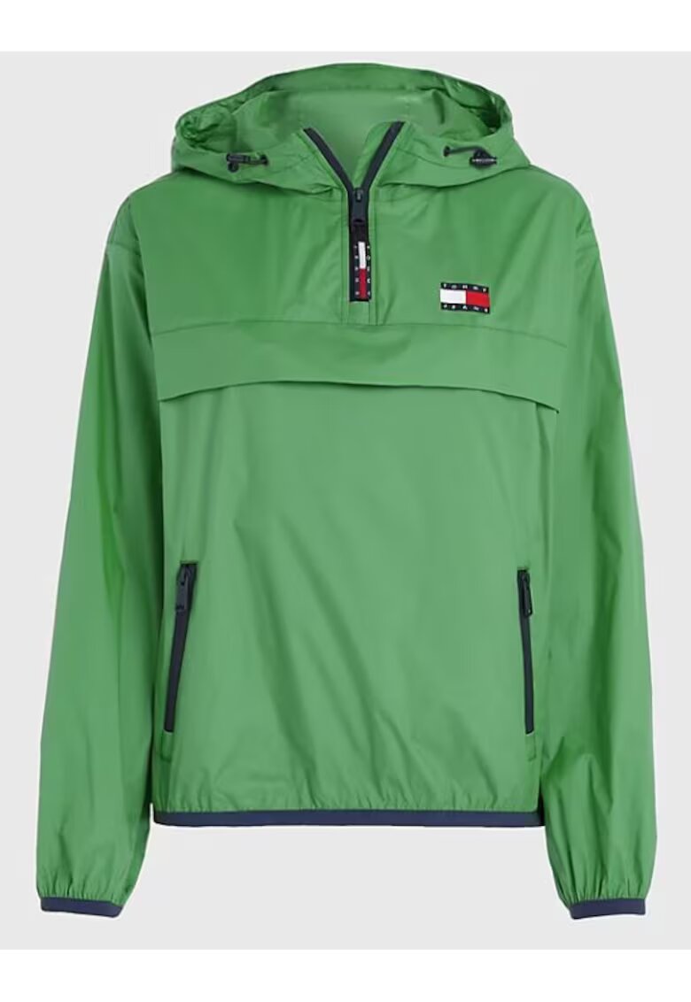Tommy Jeans Geaca dama - Poliamida - Verde - Verde