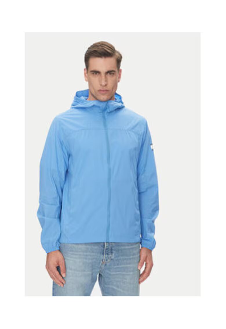 Tommy Jeans Geaca de tranzitie barbati - albastru - 100% nailon reciclat
