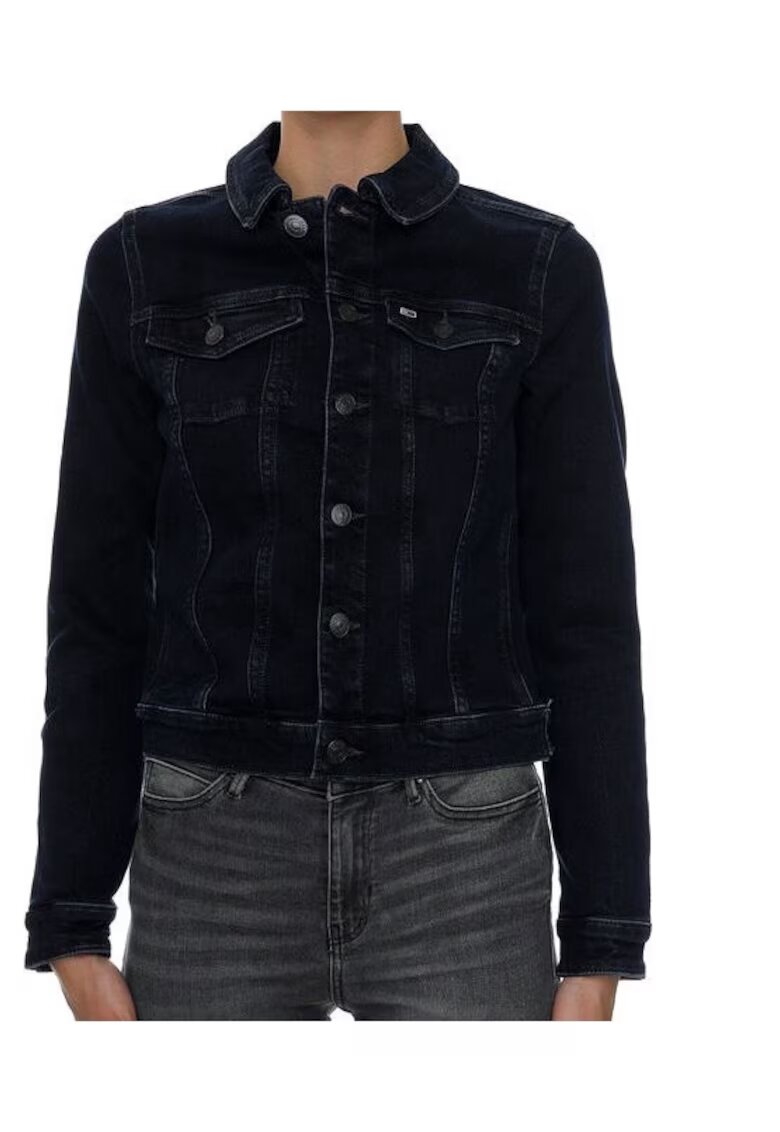 Tommy Jeans Geaca din denim cu nasturi -