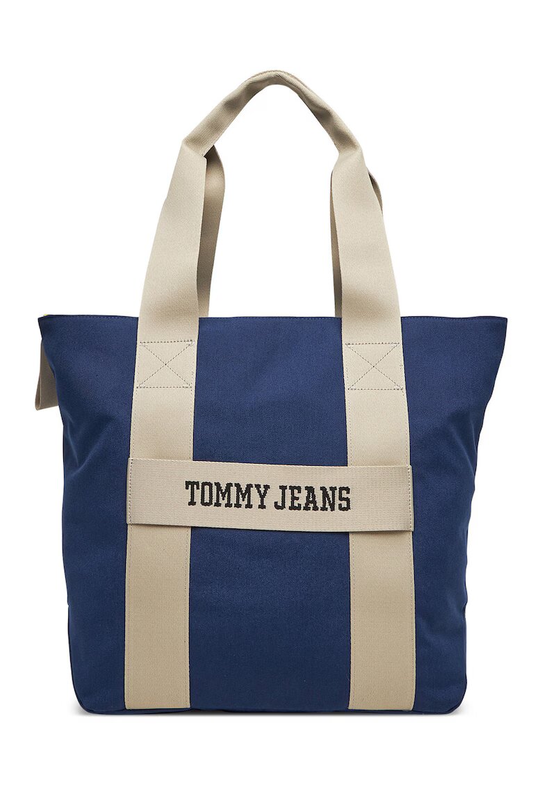 Tommy Jeans Geanta barbati - material textil - albastra - universala