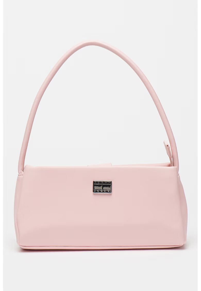 Tommy Jeans Geanta cu bareta de umar si detaliu logo American Cool - Roz pastel